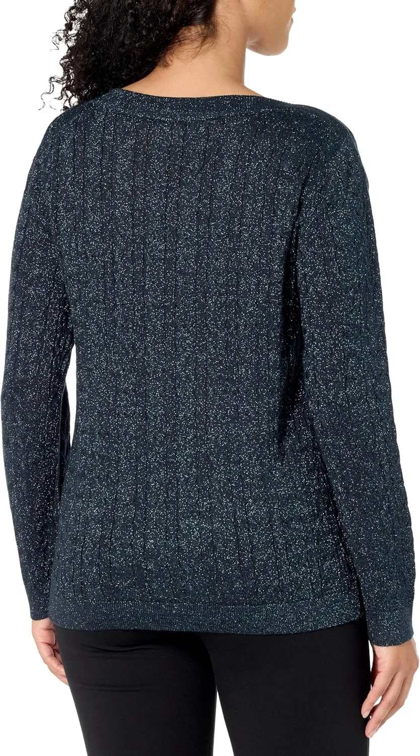 Tommy Hilfiger Women's 3/4 Length Sleeve Boatneck Sweater