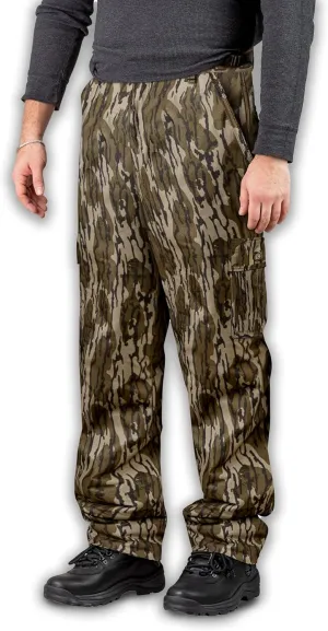 TrailCrest Mens Camo Hunting Cargo Pants | 6 Pockets | Mossy Oak (Improved Specs)