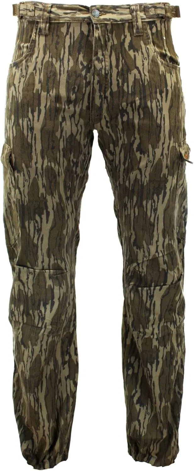 TrailCrest Mens Camo Hunting Cargo Pants | 6 Pockets | Mossy Oak (Improved Specs)