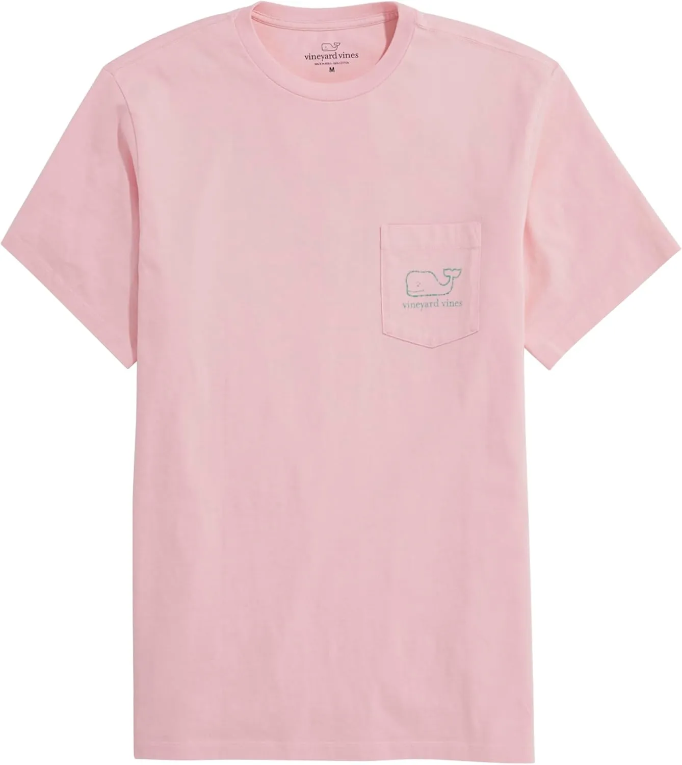 vineyard vines Men's Short-Sleeve Vintage Whale Pocket Tee