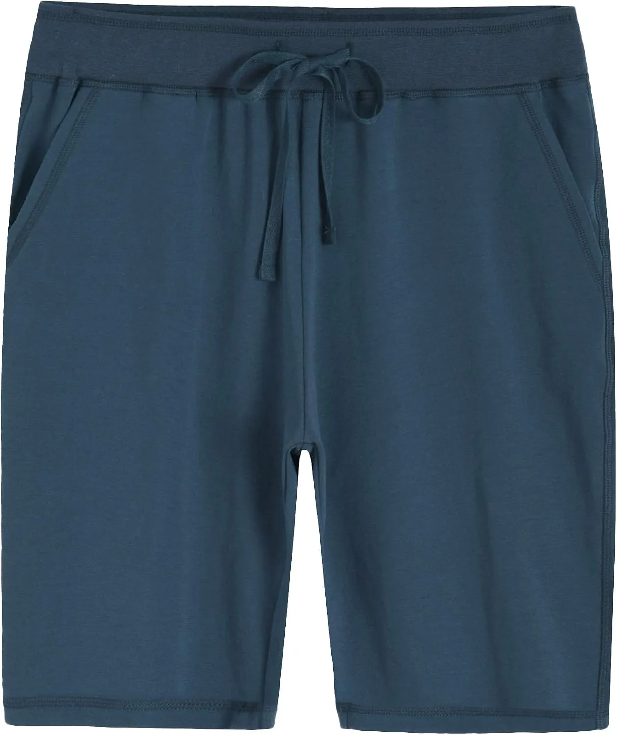 Weintee Women's Soft Knit Bermuda Shorts with Pockets