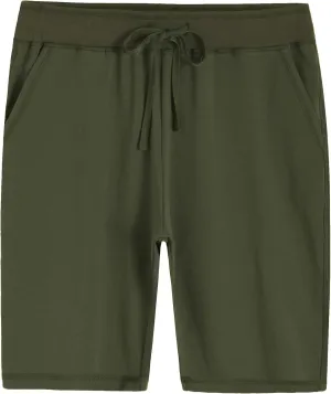 Weintee Women's Soft Knit Bermuda Shorts with Pockets