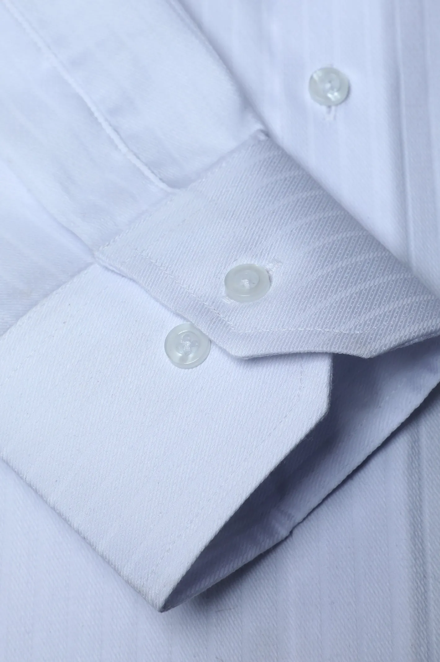White Stripe Formal Shirt