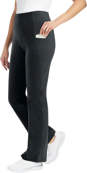 Woman Within Plus Size Petite Pocket Bootcut Legging