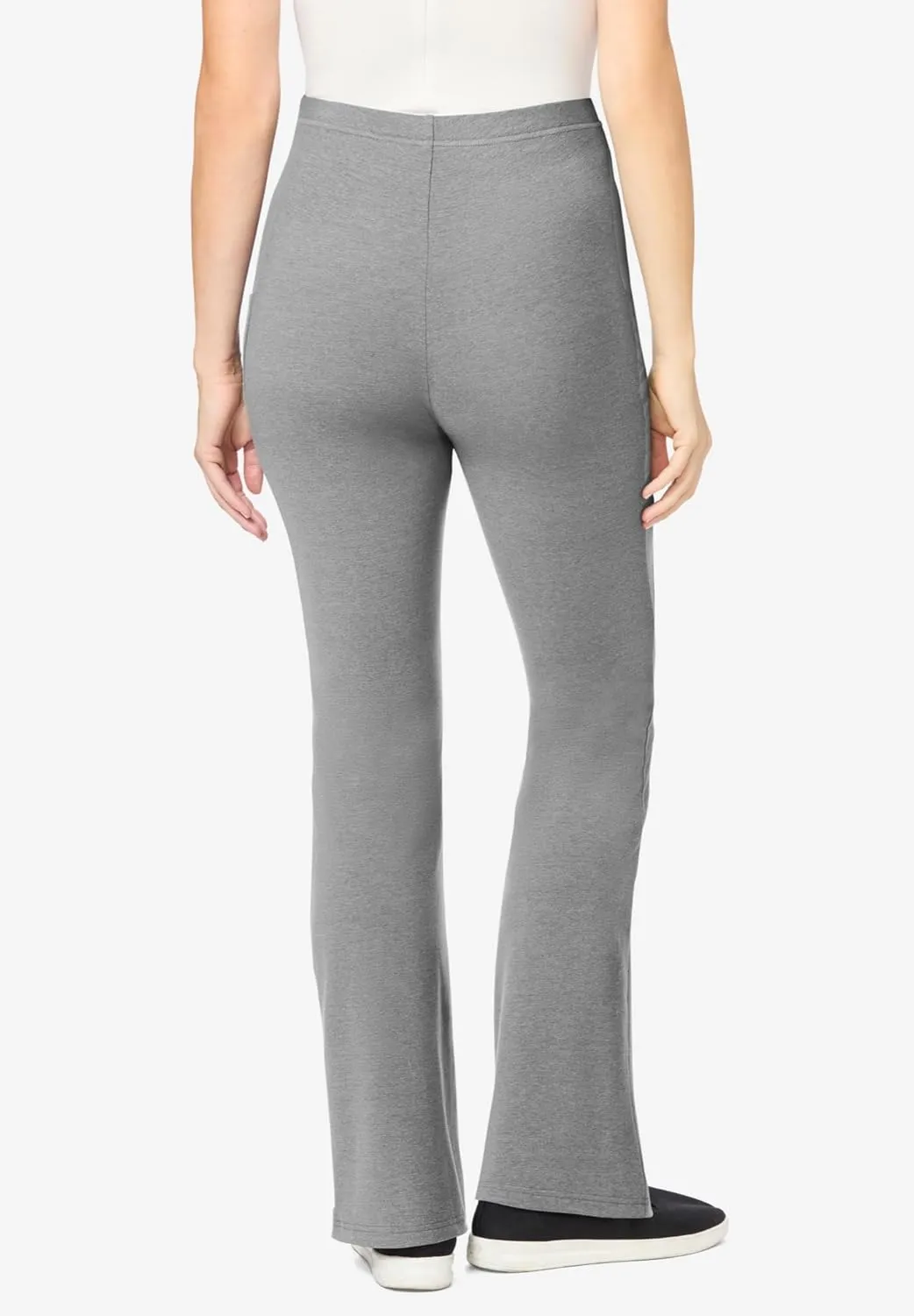 Woman Within Plus Size Petite Pocket Bootcut Legging