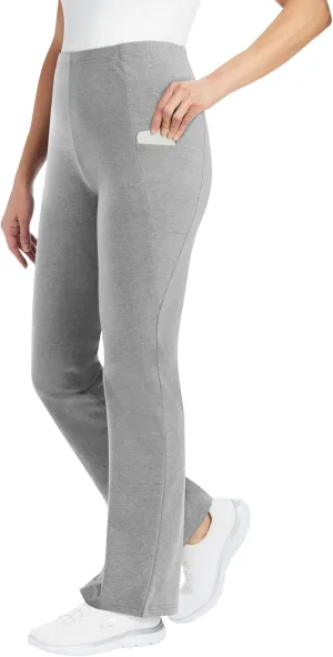 Woman Within Plus Size Petite Pocket Bootcut Legging