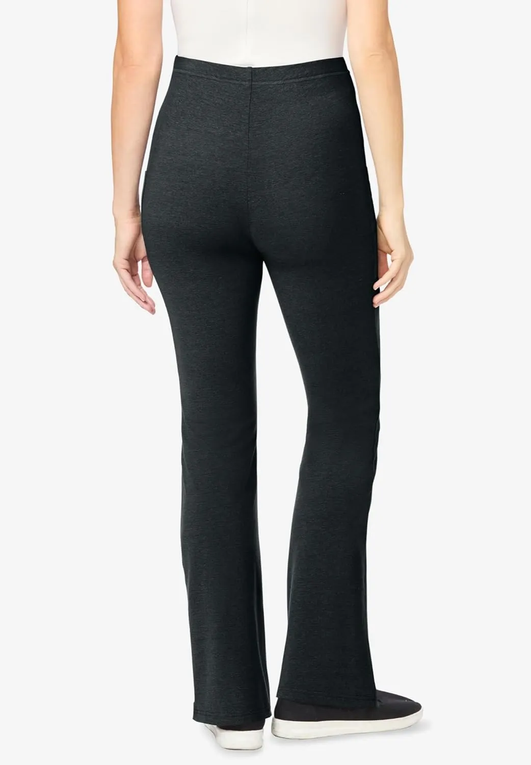 Woman Within Plus Size Petite Pocket Bootcut Legging