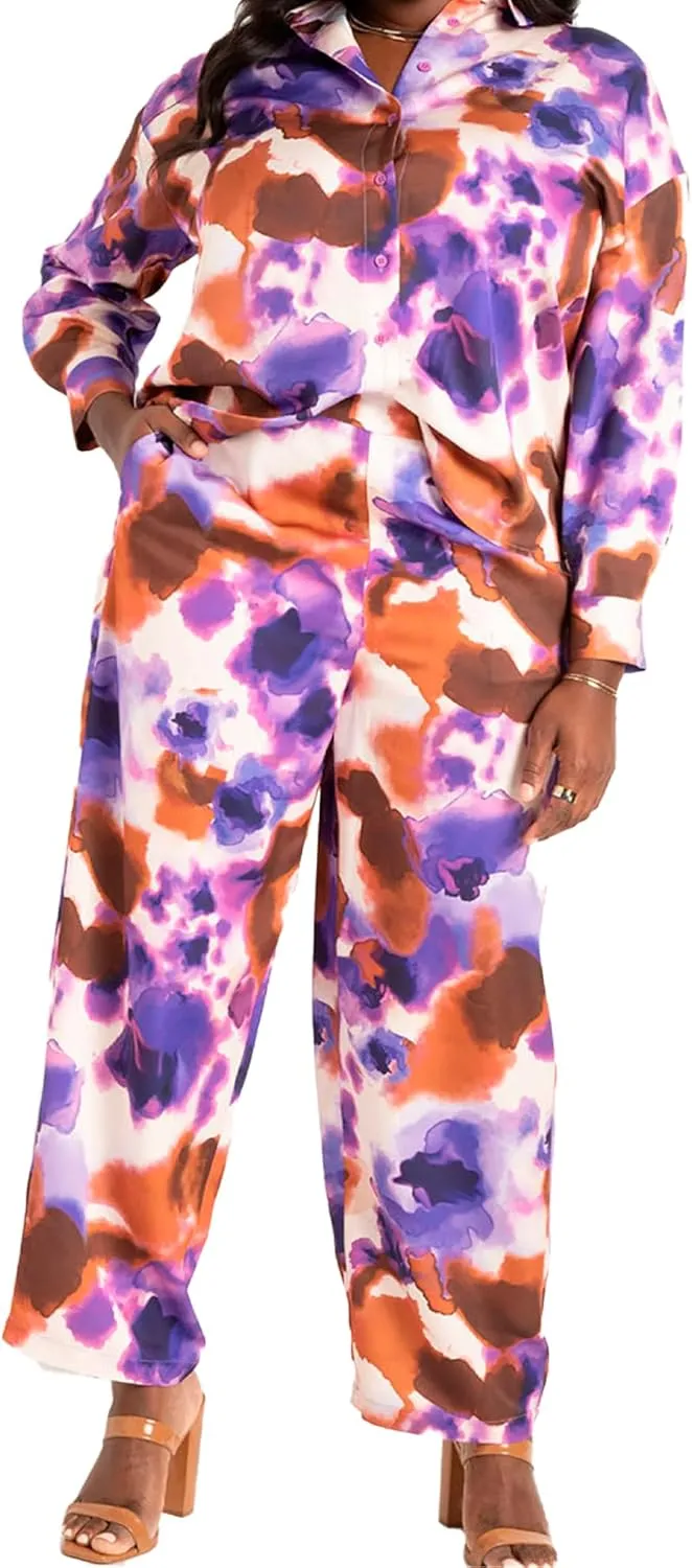 Woman Within Plus Size Printed Pocket Capri