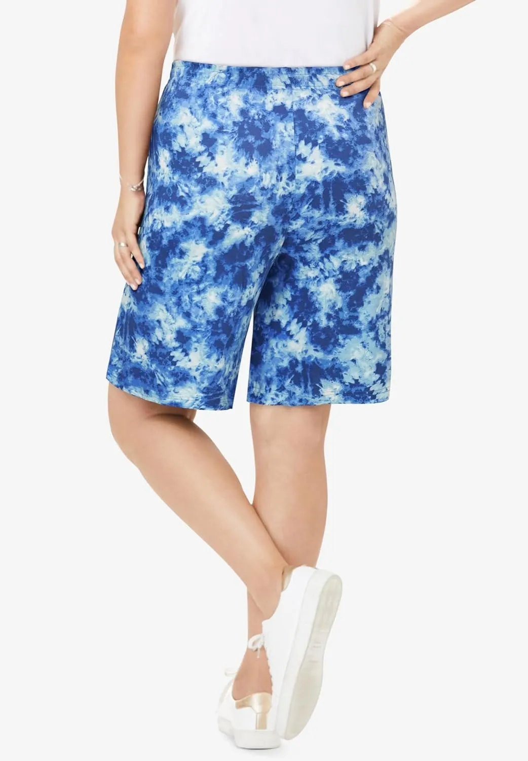 Woman Within Plus Size Sport Knit Short