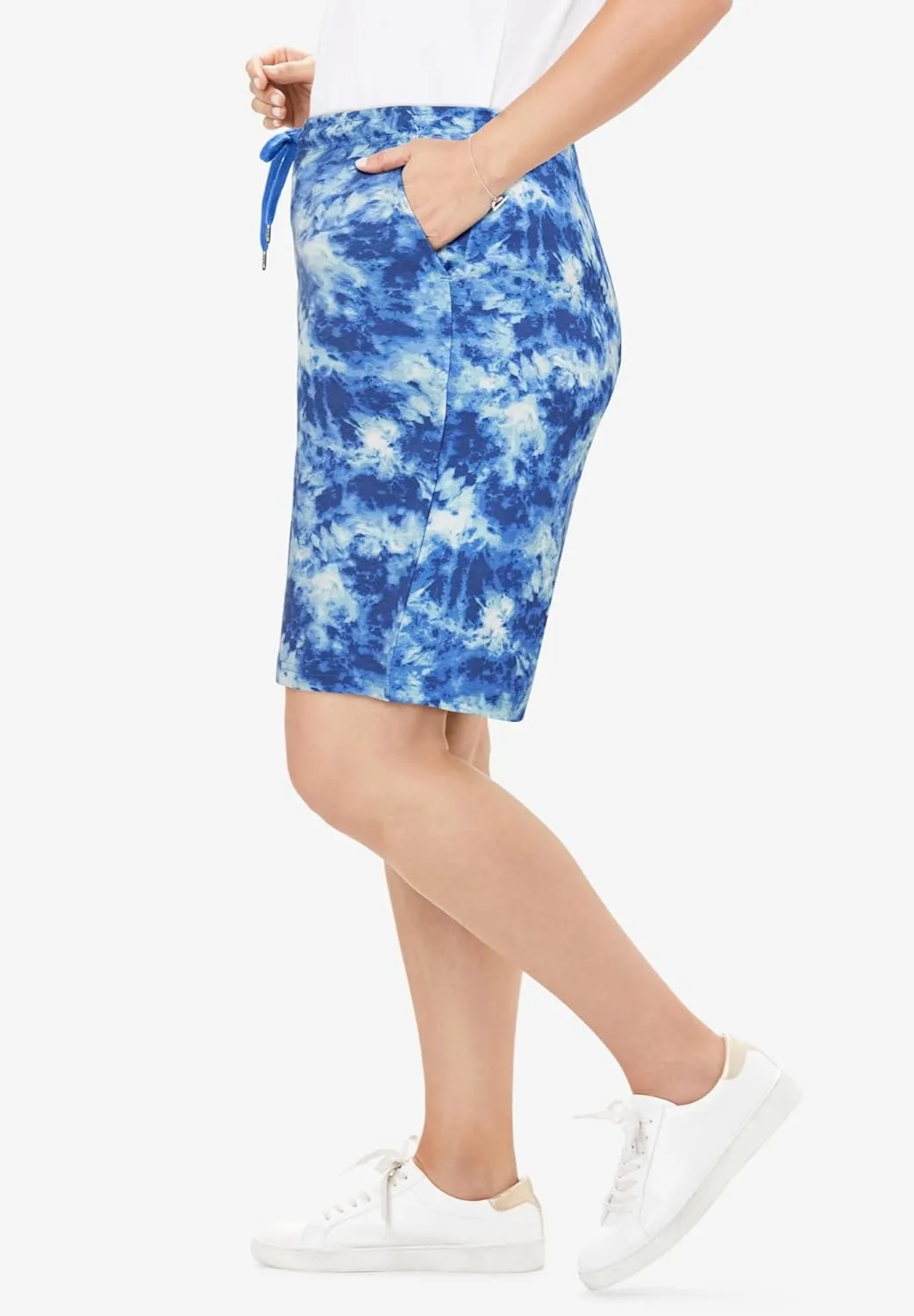 Woman Within Plus Size Sport Knit Short
