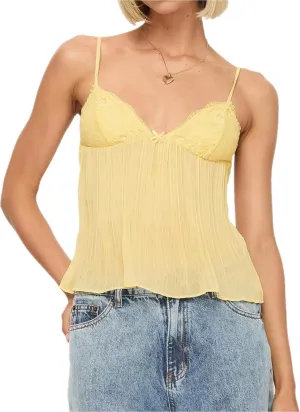 Women Sexy Y2K Camisole Spaghetti Strap V-Neck Ruffle Cami Tank Summer Sleeveless Going Out Tops