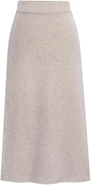 Women Wool Skirts Winter High Waist A-Line Pleated Skirt