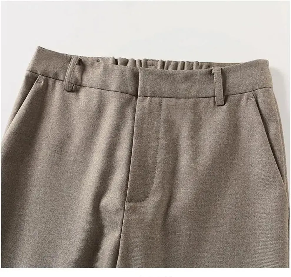 Women's Casual Loose High Waisted Solid Color Harem Pants, Women's Ankle Slim Fit Casual Pants