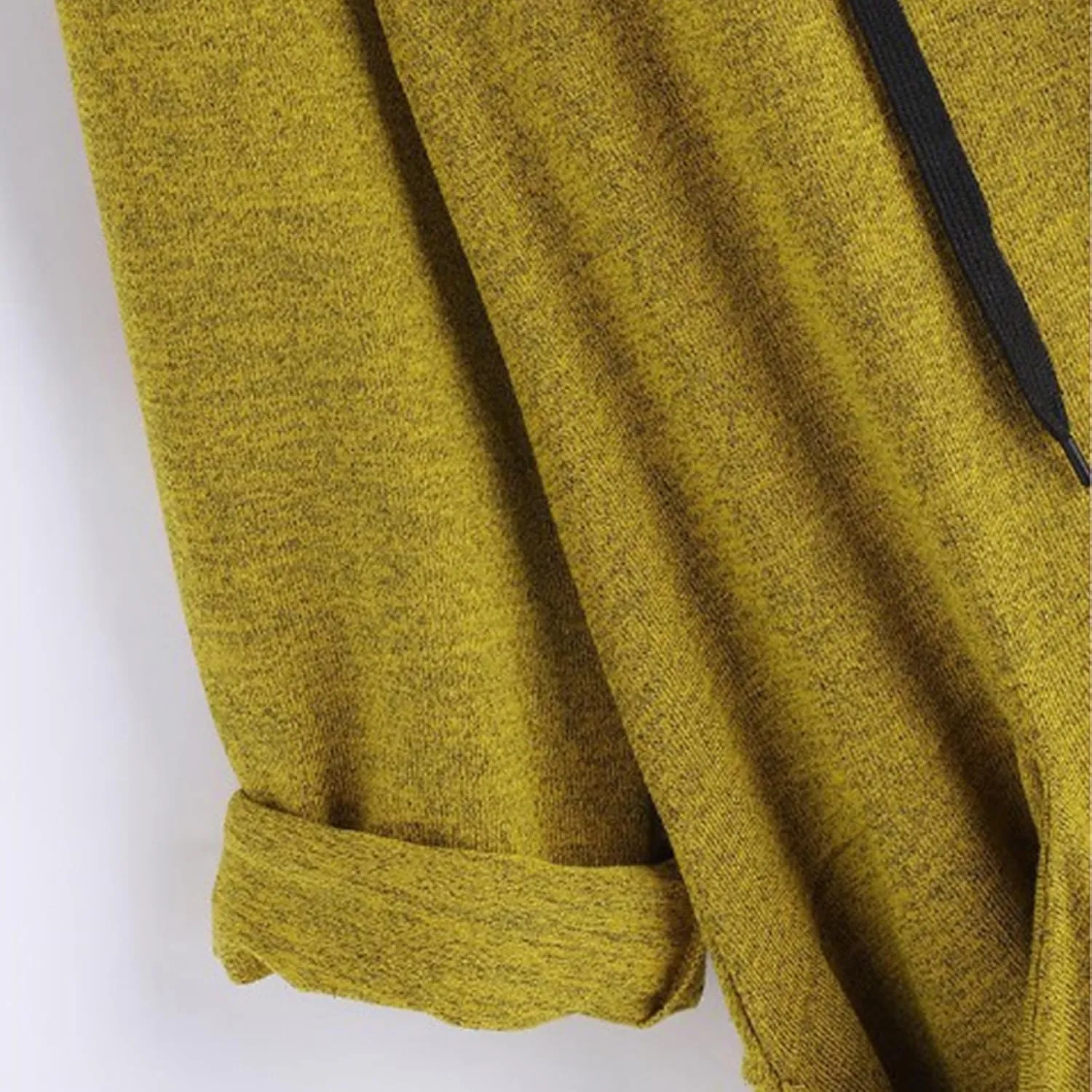 Women's Hooded Solid Color Loose Sweatshirt Irregular Pocket Top, Oversized Ladies Tops Long Sleeve