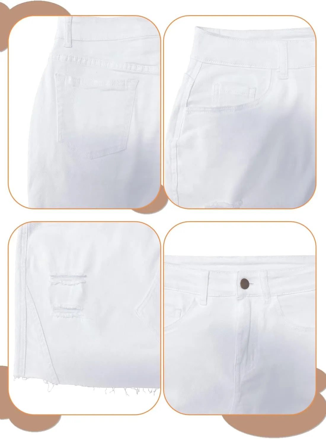 Women's Jean Mini Skirt High Waist Above Knee Length Bodycon Vintage Pocket Denim Summer Short Skirts for Women