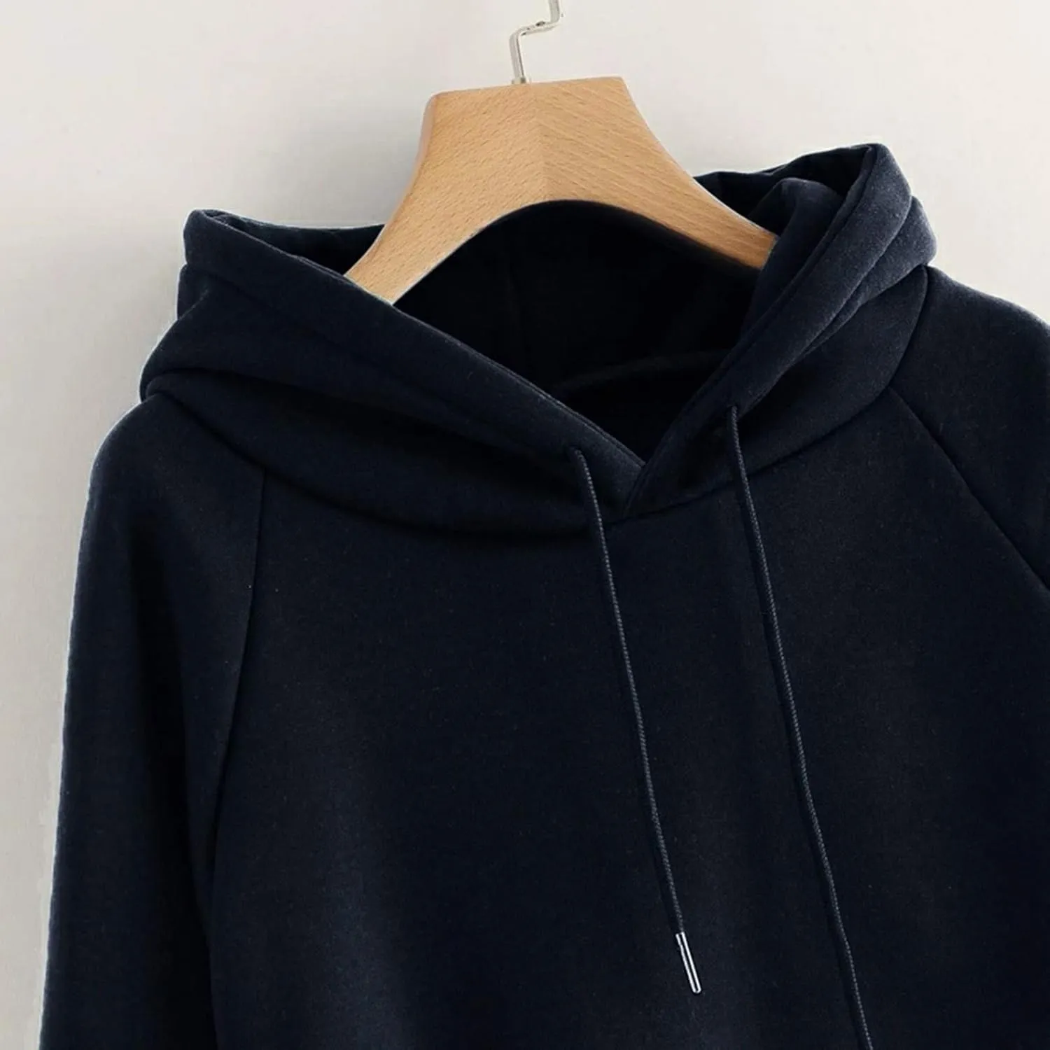 Womens Oversized Hoodies Basic Solid Sweatshirts 2024 Fall Fashion Outfits Drawstring Pullover Clothes with