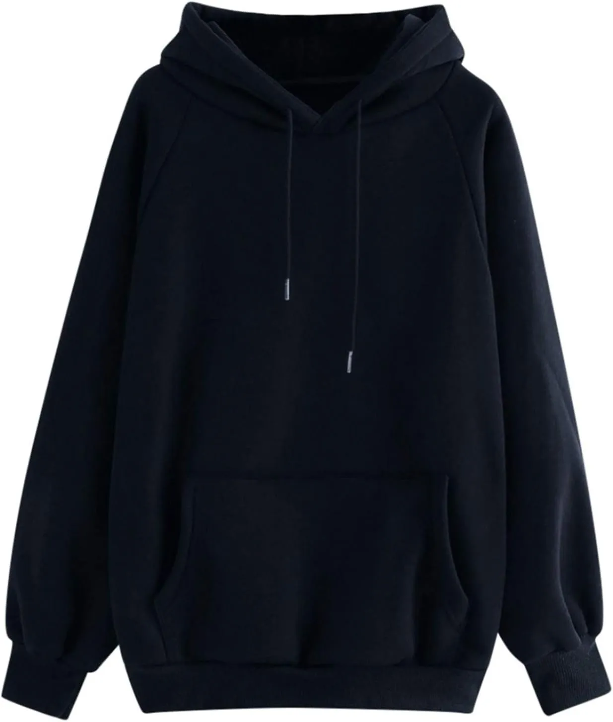 Womens Oversized Hoodies Basic Solid Sweatshirts 2024 Fall Fashion Outfits Drawstring Pullover Clothes with