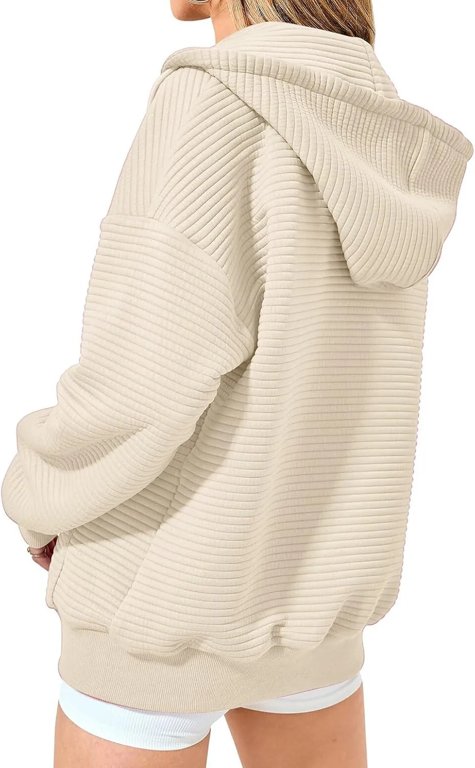 Women's Oversized Hoodies Comfy Loose Long Sleeve Sweatshirt Hooded Pullover Sweaters Tops Casual Jackets with Pockets