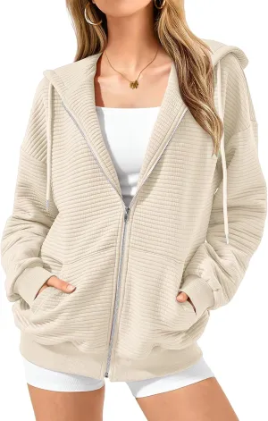 Women's Oversized Hoodies Comfy Loose Long Sleeve Sweatshirt Hooded Pullover Sweaters Tops Casual Jackets with Pockets