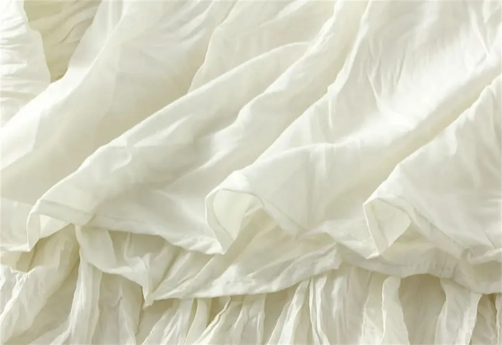 Women's Pleated Long Skirt A-Line High Waist All-Match Long Skirt