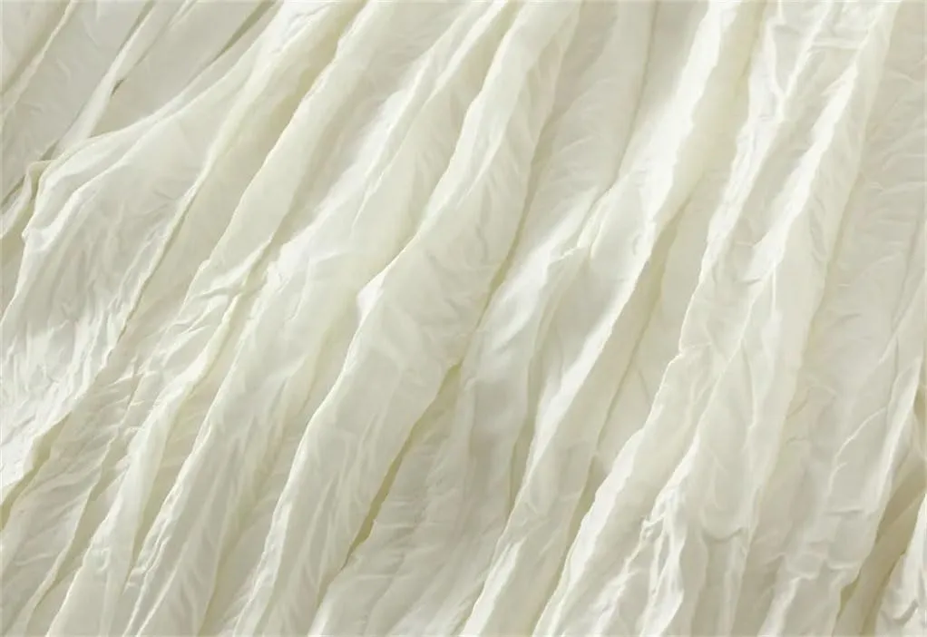 Women's Pleated Long Skirt A-Line High Waist All-Match Long Skirt