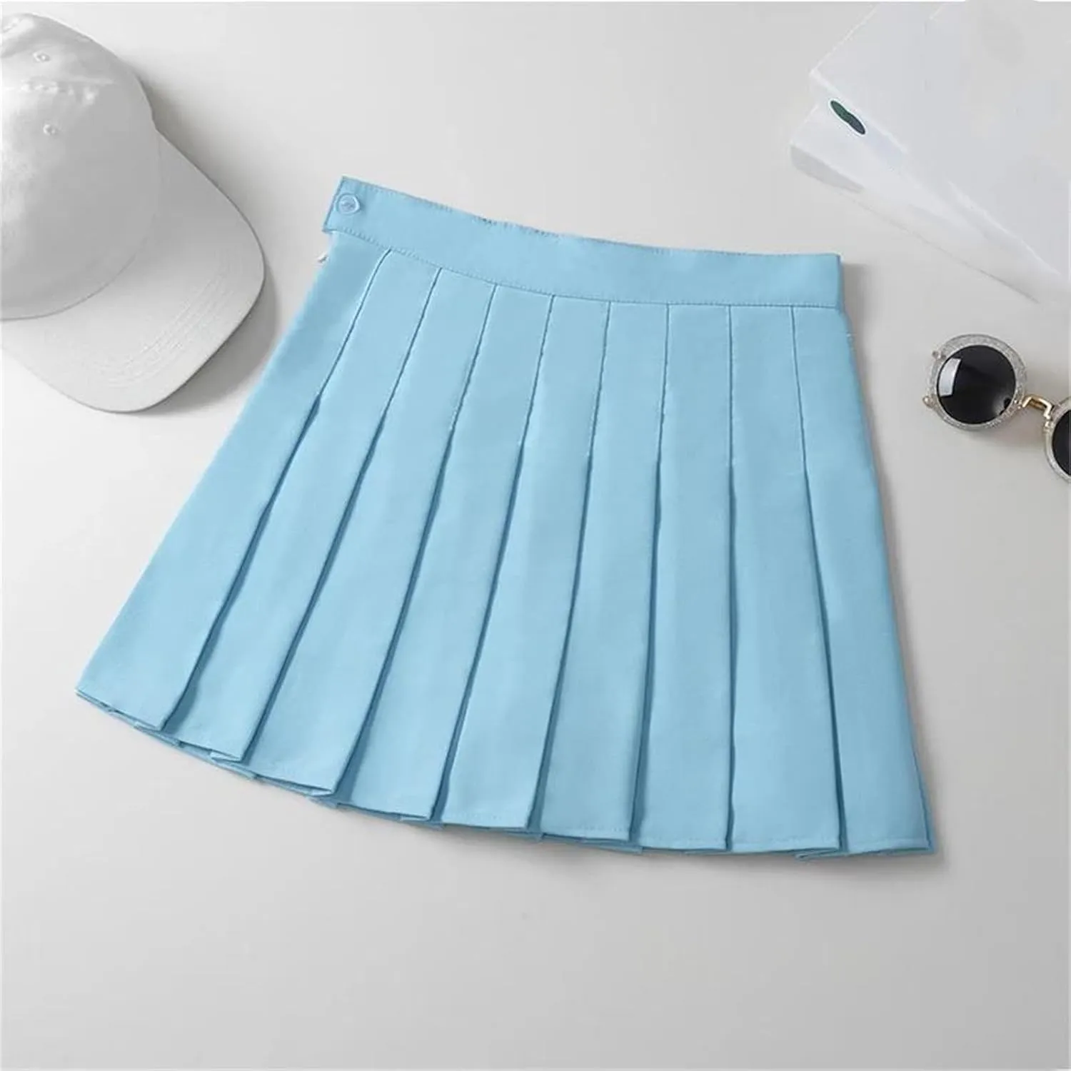 Women's Skirt Slim Fit High Waist Athletic Golf Short Sexy Mini Pleated Skirt for Summer
