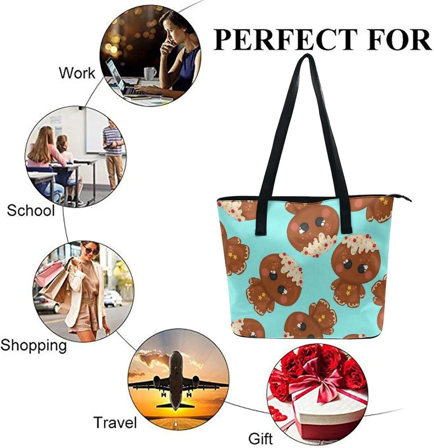 Women's Soft Leather Handbag Tote Purses Shoulder Bucket Bag