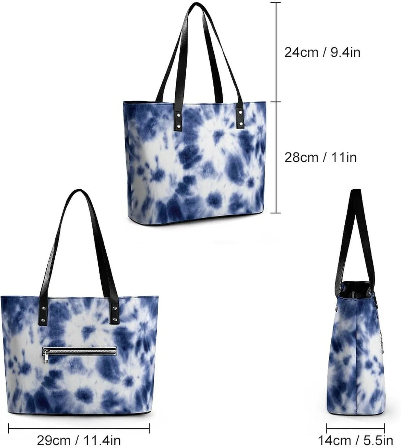 Women's Soft Leather Handbag Tote Purses Shoulder Bucket Bag