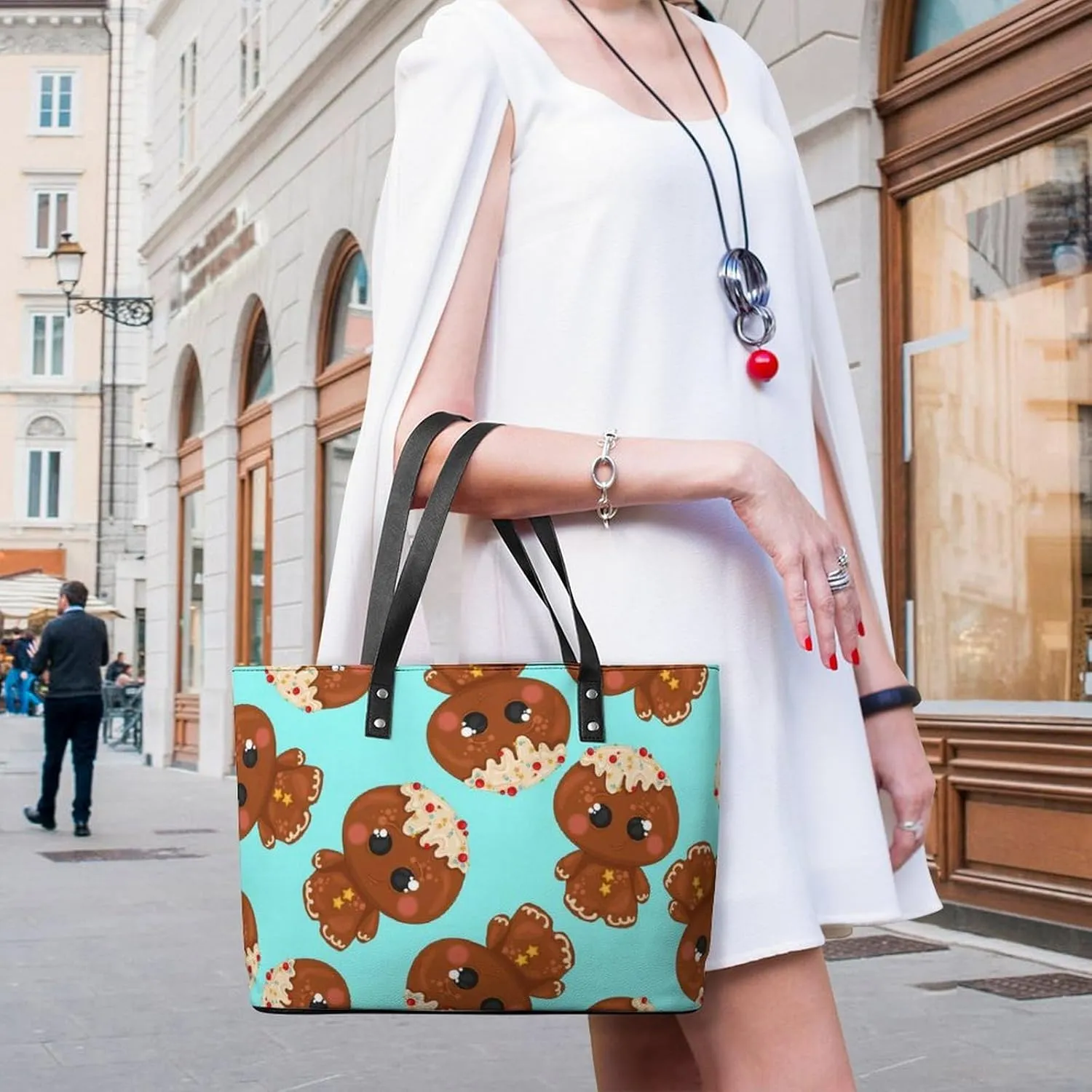 Women's Soft Leather Handbag Tote Purses Shoulder Bucket Bag