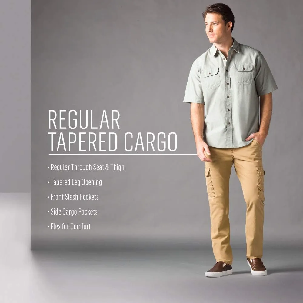 Wrangler Authentics Men's Regular Tapered Cargo Pant