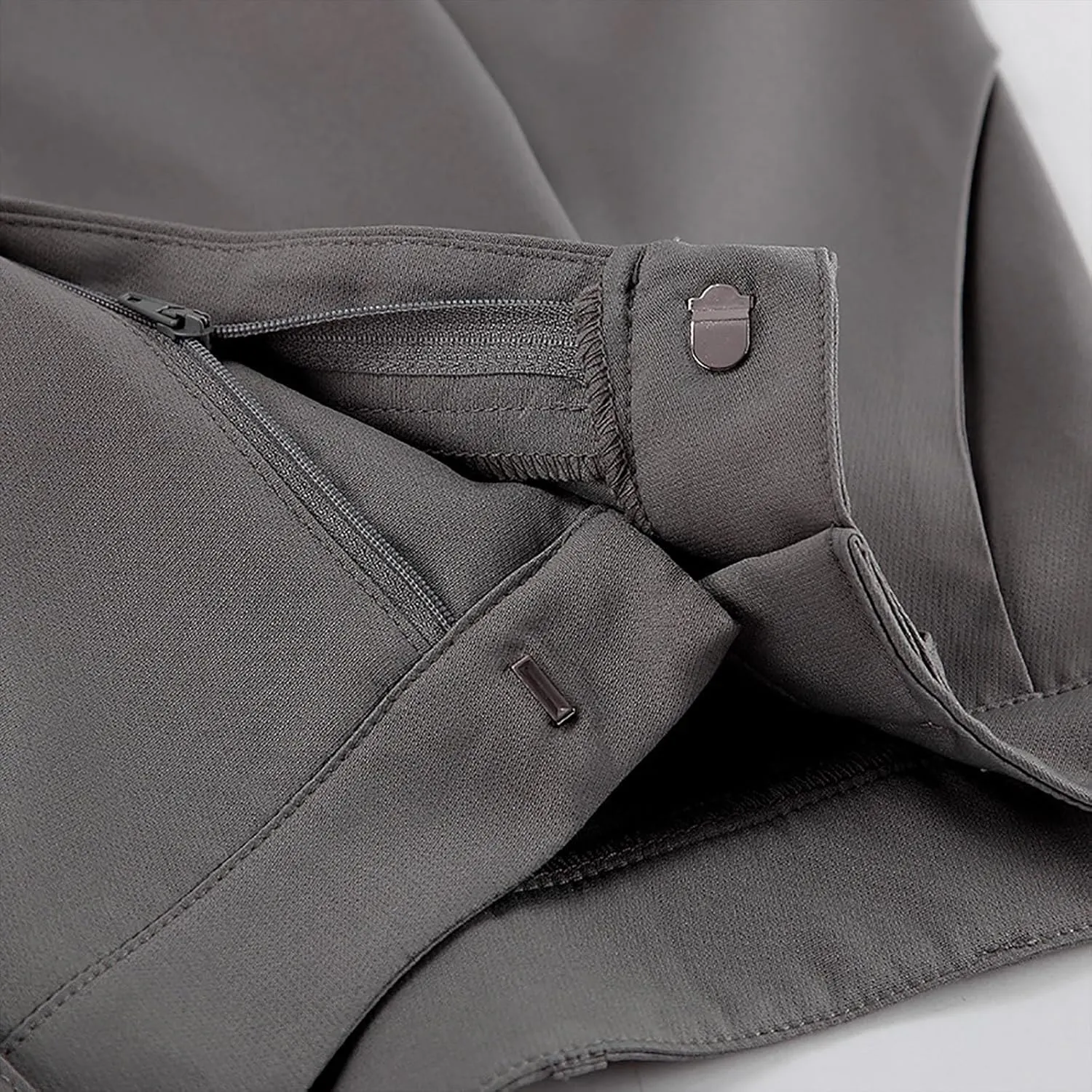 Y2k Dress Pants for Women Straight Elastic Scrub Pants Wide Leg High Waist Trousers Lounge Suit Pant for Work